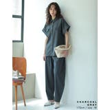 リネンライクタックバレルレッグパンツ | Re:EDIT | 詳細画像11