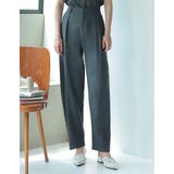 リネンライクタックバレルレッグパンツ | Re:EDIT | 詳細画像3