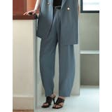 リネンライクタックバレルレッグパンツ | Re:EDIT | 詳細画像8