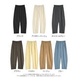 リネンライクタックバレルレッグパンツ | Re:EDIT | 詳細画像18