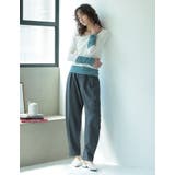 リネンライクタックバレルレッグパンツ | Re:EDIT | 詳細画像33