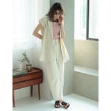 リネンライクタックバレルレッグパンツ | Re:EDIT | 詳細画像36