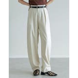 リネンライクタックバレルレッグパンツ | Re:EDIT | 詳細画像39