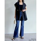 リネンライク金ボタンテーラードジレベスト | Re:EDIT | 詳細画像16