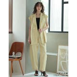 リネンライク金ボタンテーラードジレベスト | Re:EDIT | 詳細画像10