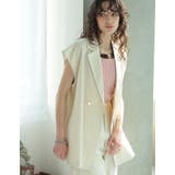 リネンライク金ボタンテーラードジレベスト | Re:EDIT | 詳細画像26