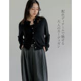 配色レイヤード風涼感ニットカーディガン | Re:EDIT | 詳細画像13