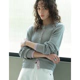 配色レイヤード風涼感ニットカーディガン | Re:EDIT | 詳細画像2