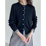 配色レイヤード風涼感ニットカーディガン | Re:EDIT | 詳細画像5