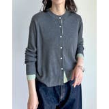 配色レイヤード風涼感ニットカーディガン | Re:EDIT | 詳細画像27