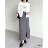 配色レイヤード風涼感ニットカーディガン | Re:EDIT | 詳細画像30