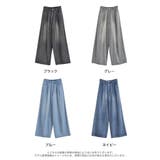 冷感デニムツータックワイドストレートパンツ | Re:EDIT | 詳細画像18