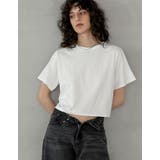 [リニューアル][接触冷感][UVカット]セミクロップド半袖Tシャツ | Re:EDIT | 詳細画像14 