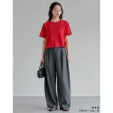 [リニューアル][接触冷感][UVカット]セミクロップド半袖Tシャツ | Re:EDIT | 詳細画像15 