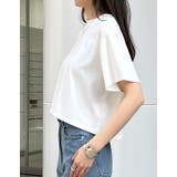 [2025 SUMMER COLLECTION]セミクロップド半袖Tシャツ | Re:EDIT | 詳細画像17 