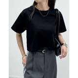 [2025 SUMMER COLLECTION]セミクロップド半袖Tシャツ | Re:EDIT | 詳細画像4 