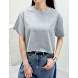 [2025 SUMMER COLLECTION]セミクロップド半袖Tシャツ | Re:EDIT | 詳細画像5 