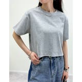 [2025 SUMMER COLLECTION]セミクロップド半袖Tシャツ | Re:EDIT | 詳細画像27 