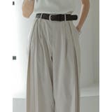 タックプリーツワイドパンツ | Re:EDIT | 詳細画像30