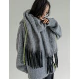 配色ボリュームマフラー | Re:EDIT | 詳細画像3 