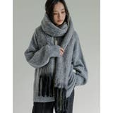 配色ボリュームマフラー | Re:EDIT | 詳細画像5 