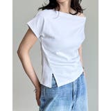 マシュマロカットソーワンショルダーTシャツ | Re:EDIT | 詳細画像33