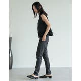 ブロード裾フリルノースリーブブラウス | Re:EDIT | 詳細画像13