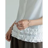 ブロード裾フリルノースリーブブラウス | Re:EDIT | 詳細画像10