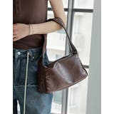 フェイクレザースタッズ付きショルダーバッグ | Re:EDIT | 詳細画像13