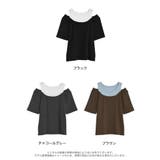 スムースカットソーレイヤード風ハーフスリーブTシャツ | Re:EDIT | 詳細画像18 