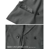 ストレッチミックスツイルダブルボタンクロップドテーラードベスト | Re:EDIT | 詳細画像38