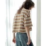 [2025 SUMMER COLLECTION]綿天竺マルチボーダーＴシャツ | Re:EDIT | 詳細画像7 