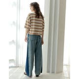 [2025 SUMMER COLLECTION]綿天竺マルチボーダーＴシャツ | Re:EDIT | 詳細画像8 