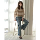 [2025 SUMMER COLLECTION]綿天竺マルチボーダーＴシャツ | Re:EDIT | 詳細画像9 