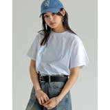 [接触冷感]コットンブレンドスムース天竺ベーシックTシャツ | Re:EDIT | 詳細画像26 