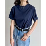 [接触冷感]コットンブレンドスムース天竺ベーシックTシャツ | Re:EDIT | 詳細画像39 