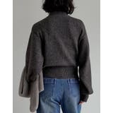 [2025AW COLLECTION]ミックスニットハイネックカーディガン | Re:EDIT | 詳細画像17 