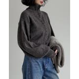 [2025AW COLLECTION]ミックスニットハイネックカーディガン | Re:EDIT | 詳細画像21 