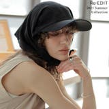 [2025 SUMMER COLLECTION]チェック柄バックリボンキャップ | Re:EDIT | 詳細画像1 