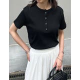 テレコリブドットボタンヘンリーネックTシャツ | Re:EDIT | 詳細画像21