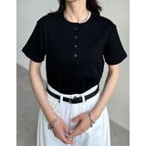 テレコリブドットボタンヘンリーネックTシャツ | Re:EDIT | 詳細画像26