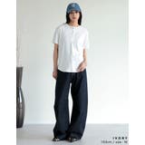 テレコリブドットボタンヘンリーネックTシャツ | Re:EDIT | 詳細画像29