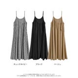 [低身長サイズ有]シャーリングアシンメトリー切り替えキャミワンピース | Re:EDIT | 詳細画像18 