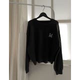 ワンポイント刺繍ロゴエンブレムニットトップス | Re:EDIT | 詳細画像4