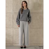 ワンポイント刺繍ロゴエンブレムニットトップス | Re:EDIT | 詳細画像8