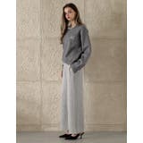 ワンポイント刺繍ロゴエンブレムニットトップス | Re:EDIT | 詳細画像10