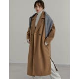 ベージュ(504) | サイドスリットロングチェスターコート | Re:EDIT