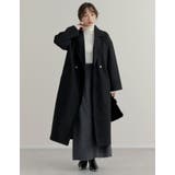 サイドスリットロングチェスターコート | Re:EDIT | 詳細画像3