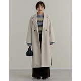 サイドスリットロングチェスターコート | Re:EDIT | 詳細画像4