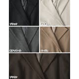 フェイクウールルーズシルエットダブルテーラードジャケット | Re:EDIT | 詳細画像19